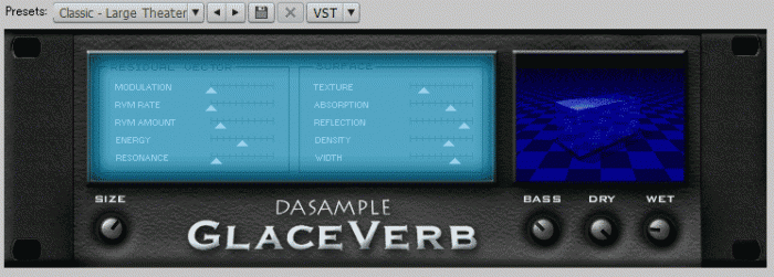 Glaceverb リバーブ のダウンロード方法と使い方 無料 フリー Vstプラグインのご紹介
