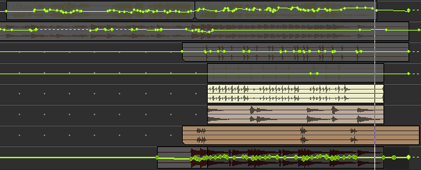 SONAR トラックビュー オートメーション設定終了