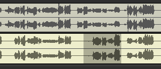 sonar トラックビュー　トラック表示部　ノーマライズの手順