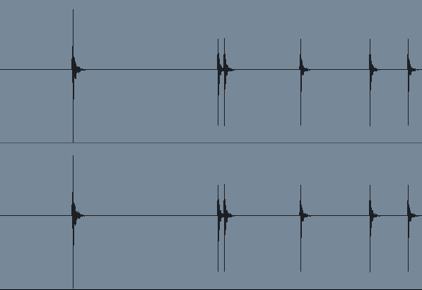 SONAR トラックビュー　バスドラクリップ