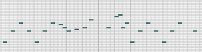 SONAR Consideredのピアノロールビュー