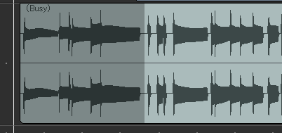 SONAR トラックビュー　ベースクリップ