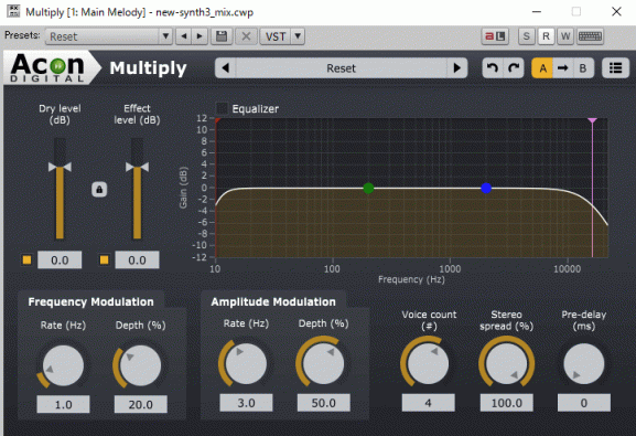 Multiplyコントロールパネル