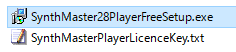 Synth Master Player Free　フォルダの中身