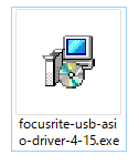 Focusrite Usb Asio Driver exeファイル