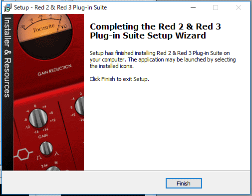 Red Plugin Suite　インストール完了！