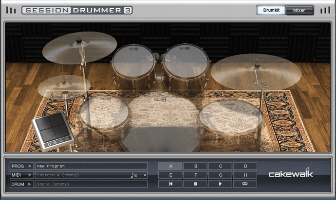 Session Drummer3画面