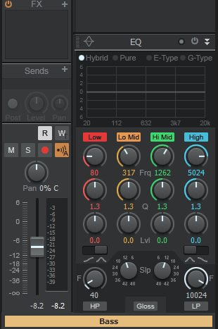 SONAR Professional ProChannelが開いた