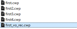 SONAR cwpファイル　オケ作成用のファイルをコピペ