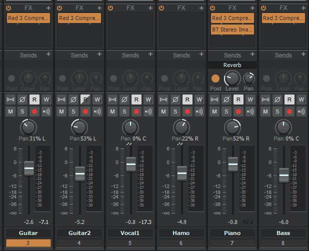 SONAR Professional　コンソールビュー