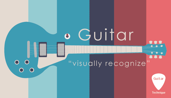 guitar visuallly recognize